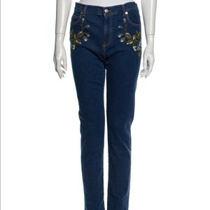Gucci Embroided jeans